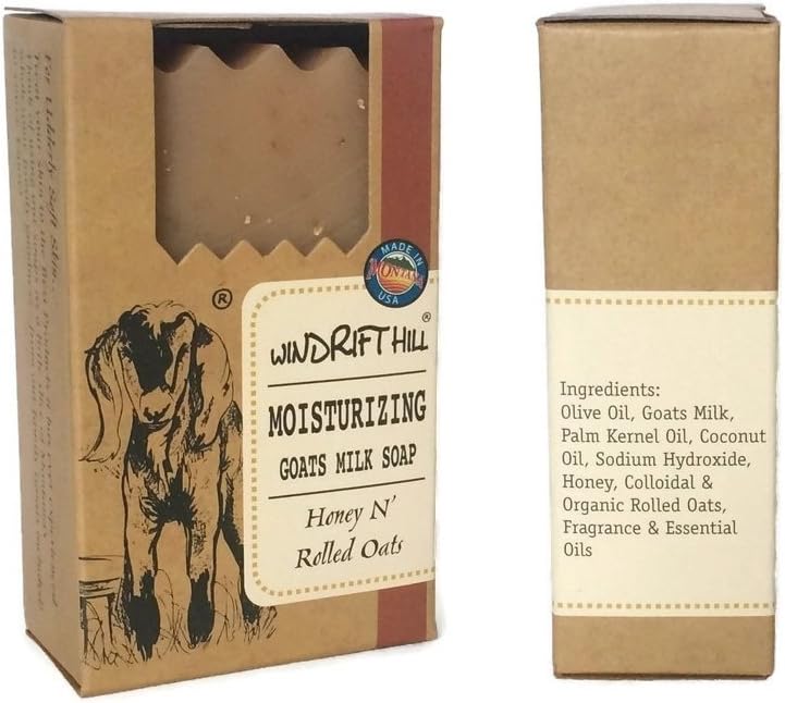 Windrift Hill Honey N' Rolled Oats Moisturizing Goats Milk Soap