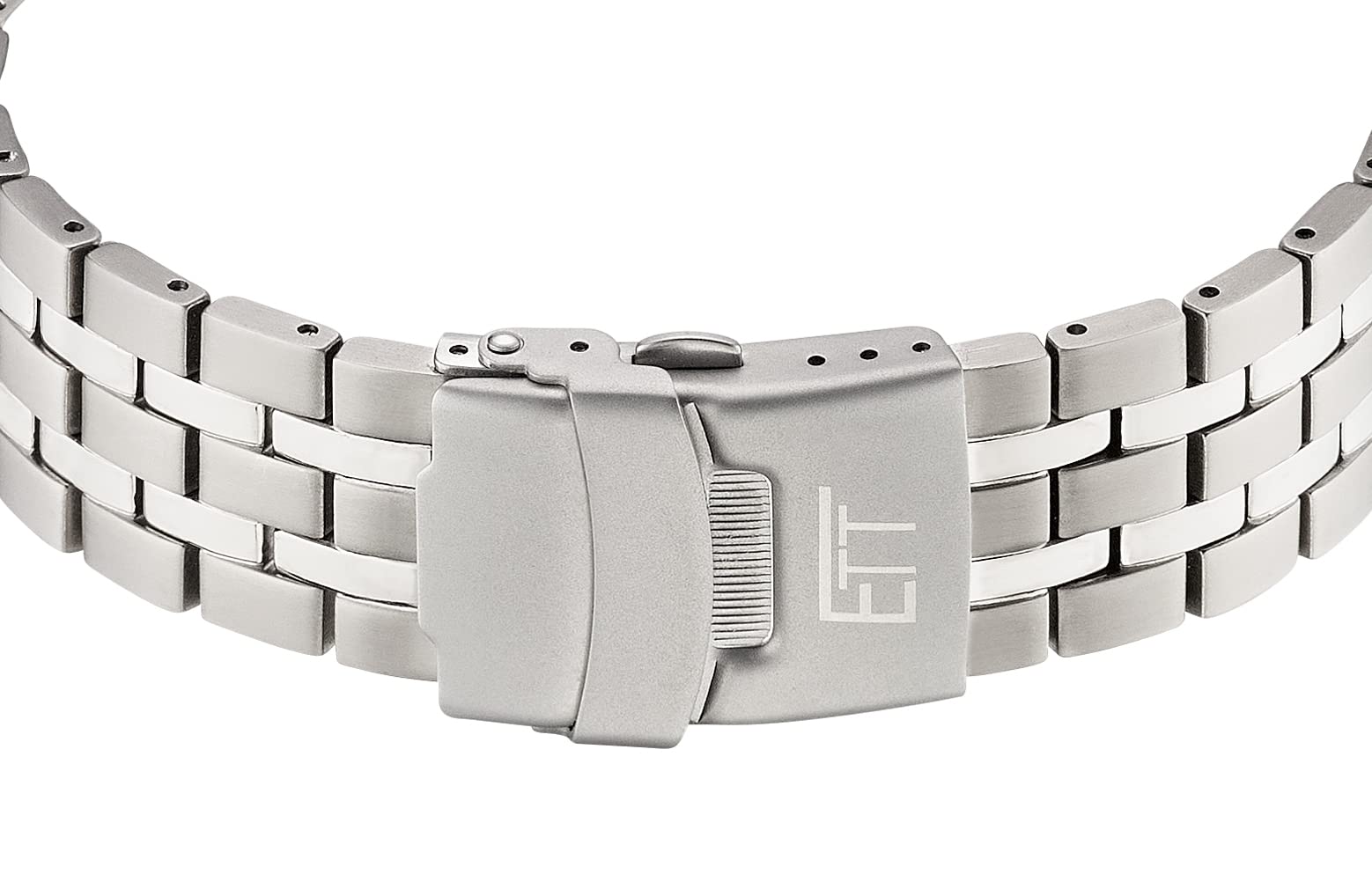 ETT Eco Tech Time Funk Solar Weltzeit Herren Uhr Chronograph mit Titan Armband EGT-11575-31M