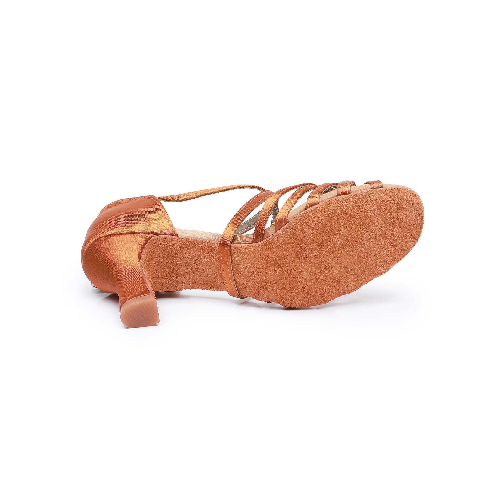 Rosefinch Chaussures de Danse Latine pour Femmes, Chaussures de Danse Professionnelles pour la Salsa, Le Tango, Le Cha-cha, la Salle de Bal Talon 5/7cm,34-41EU