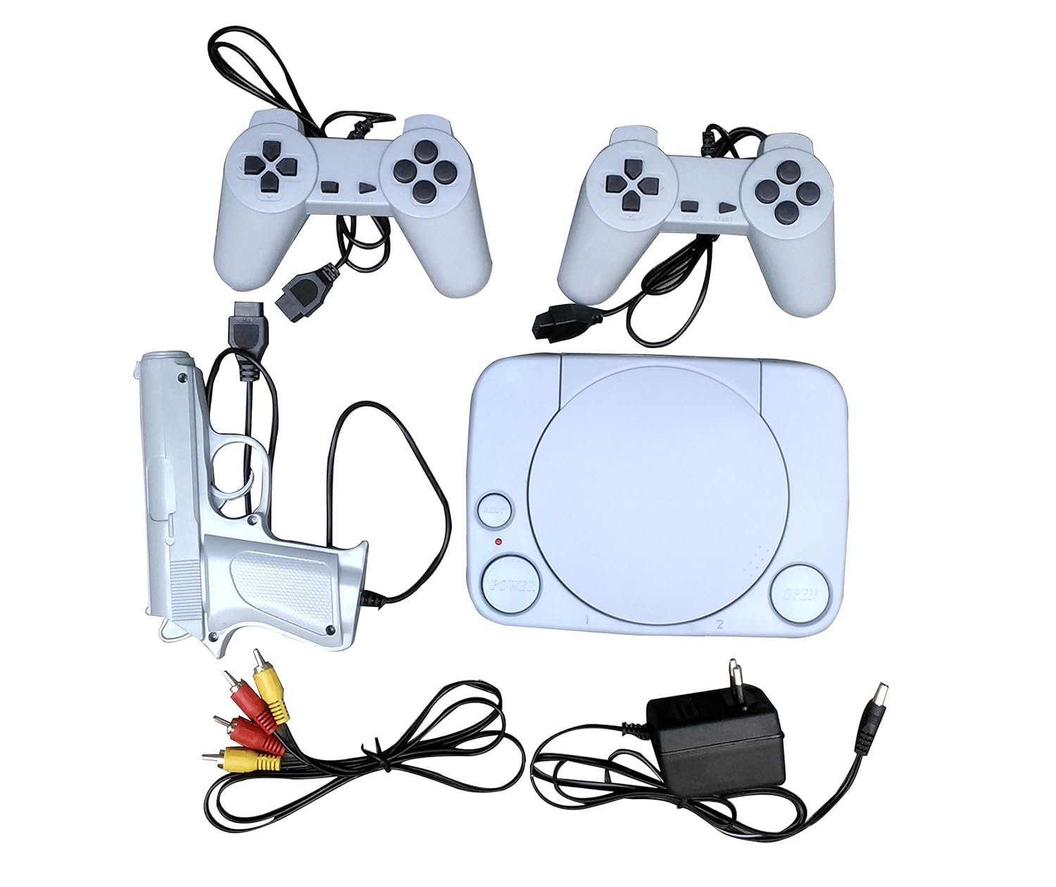 Elevea 8 Bit Trendy LCD Plug Video Games for Tv Gaming Console with Classic Inbuilt Game Like Super Mario Bros, Contra, Double Dragon 2, Duck Hunt, F1 Race ETC