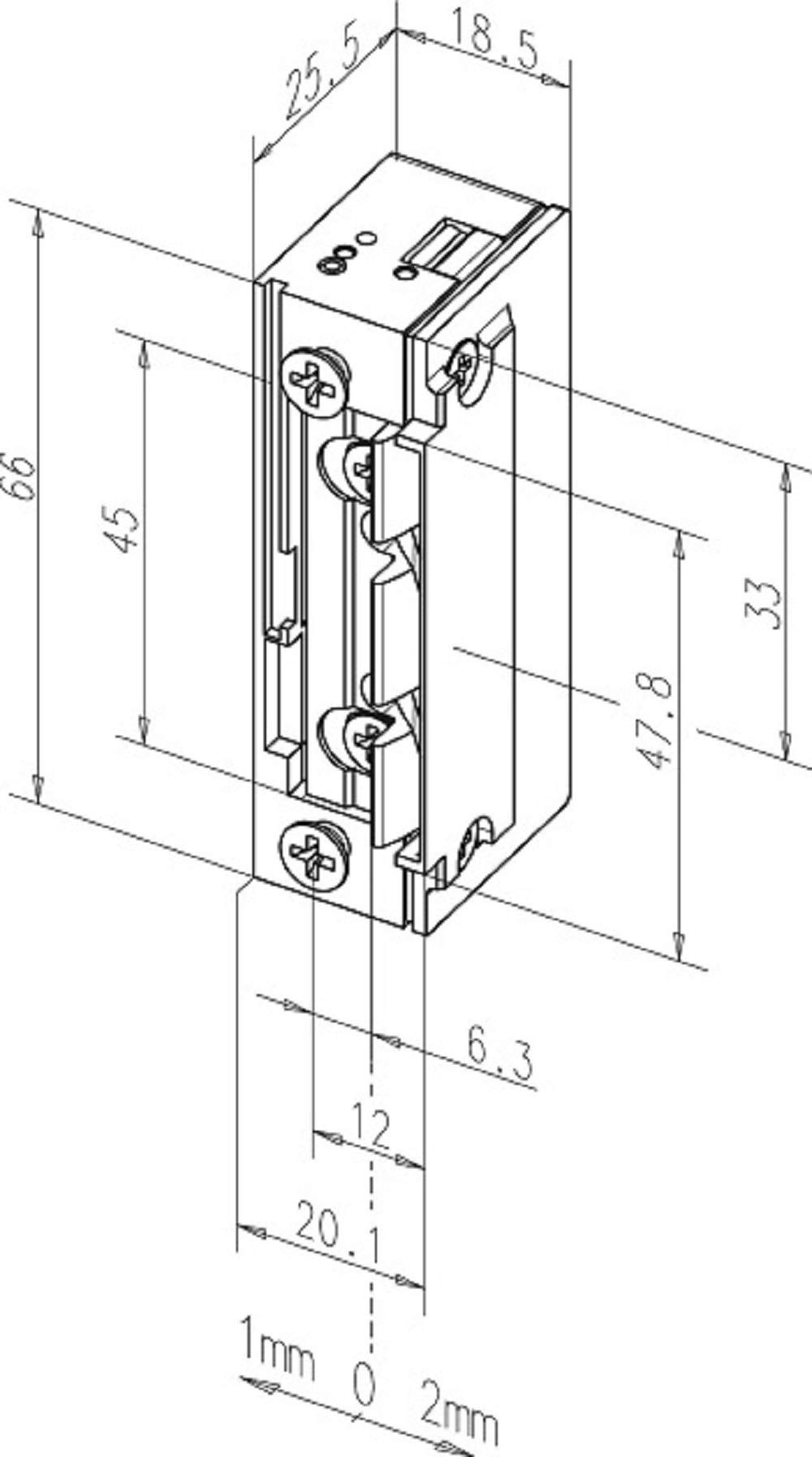 effeff Elektro-Türöffner 118.13-B71