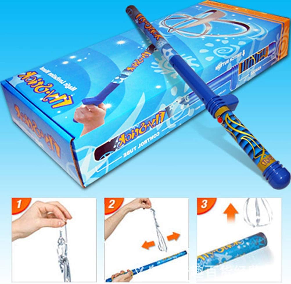 Dan&Dre Fun Fly Stick Electric Static Wand Science Kit ， Education Toys Amazing Levitation Wand with 10pc Flying Shapes