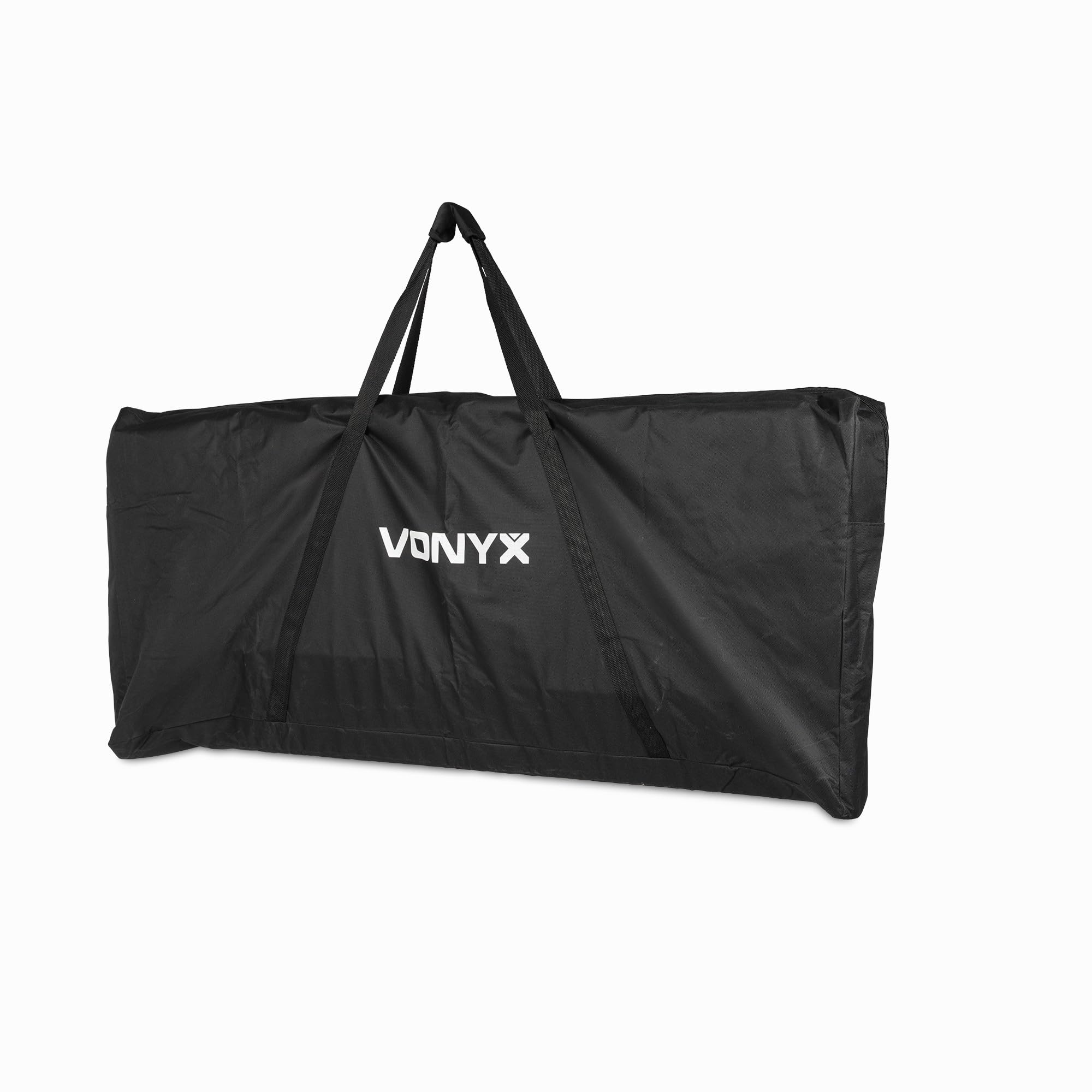 Vonyx DBE100 Table DJ Pliable 1m - Stand DJ Portable avec Housses Lycra et Housse de Transport - Support Mixage Mobile Stable pour Prestations et Événements