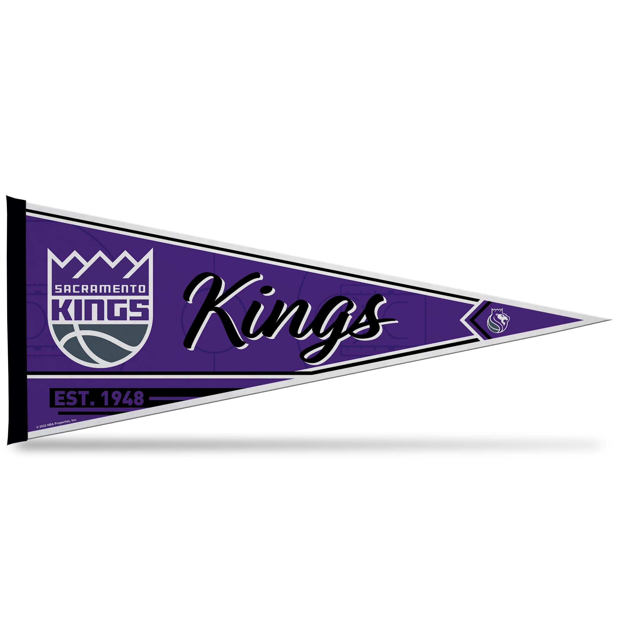 Fanion NBA Sacramento Kings Rico Industries en feutre de haute qualité pour intérieur