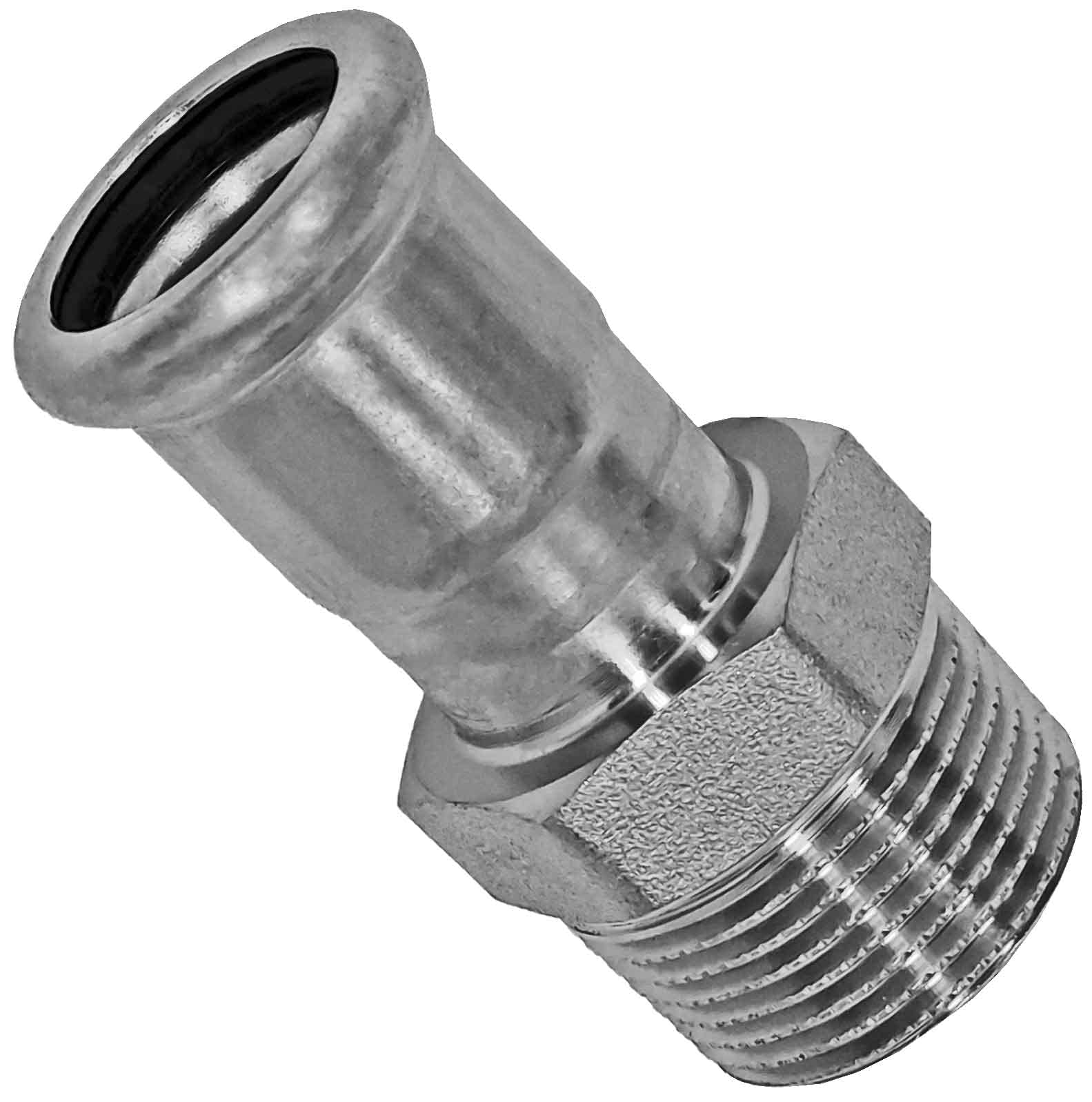 Edelstahl Pressfitting M-Kontur – Bogen, T-Stück Produktbild-Vorschau 8