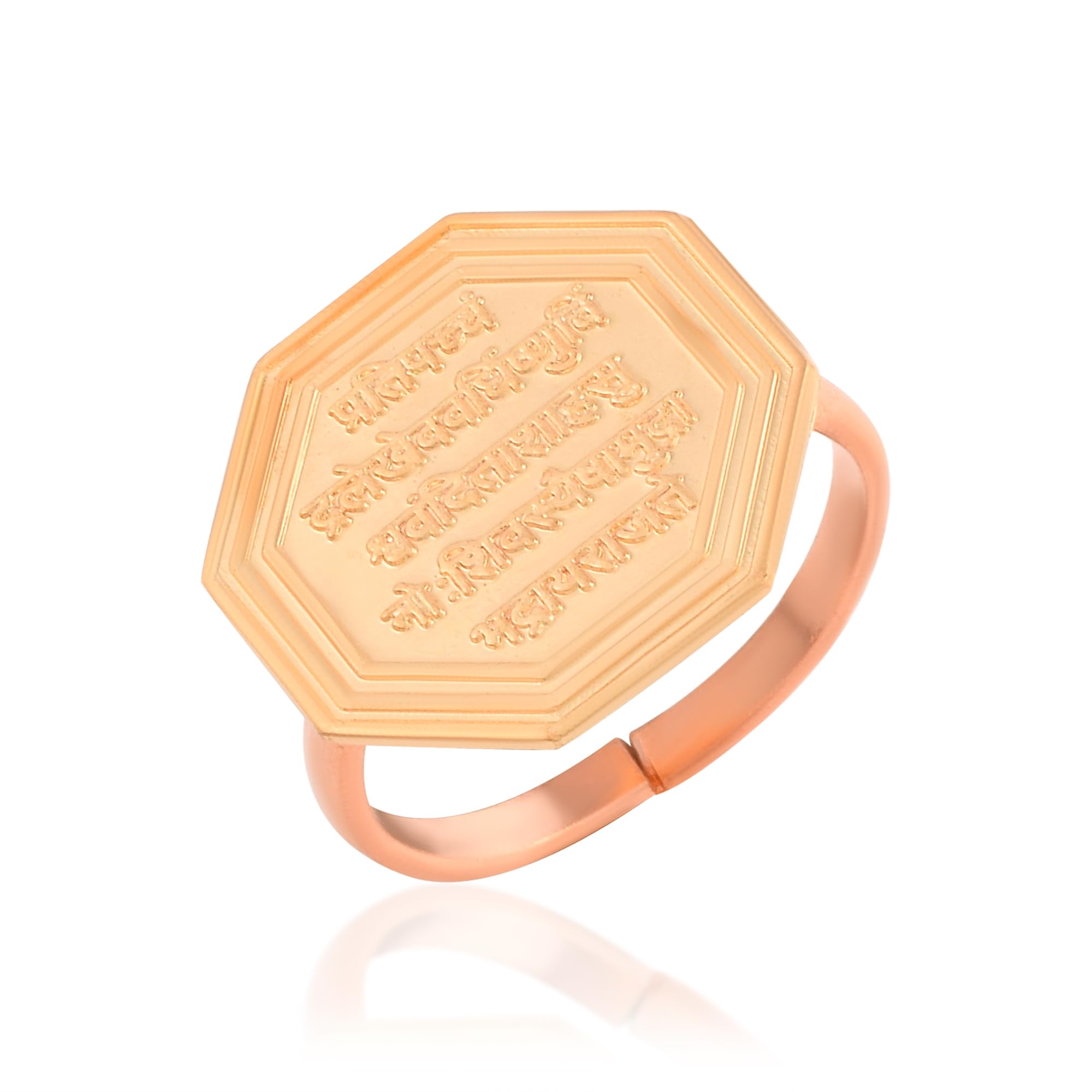 Copper Shivaji Maratha Raj Mudra The Royal Seal of Shivaji Maharaj Adjustable Free Size Ring Finger Jewelry for Men/Women-image-41