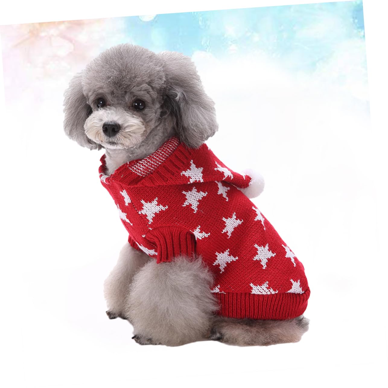 HMJGDHX 3 Pezzi Caldo Costume per Cani Vestiti per Cuccioli di Natale Cappotto Invernale per Cani Maglione per Animali Domestici di Natale Abiti per Cuccioli Tuta Vestiti per Cani di Piccola Taglia