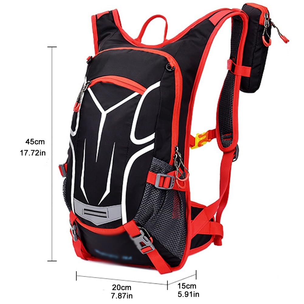 Running Essentials - Chaleco de hidratación para mujeres que corren con bolsa de agua de 1,5 litros, red para casco extraíble y bolsillo para teléfono móvil