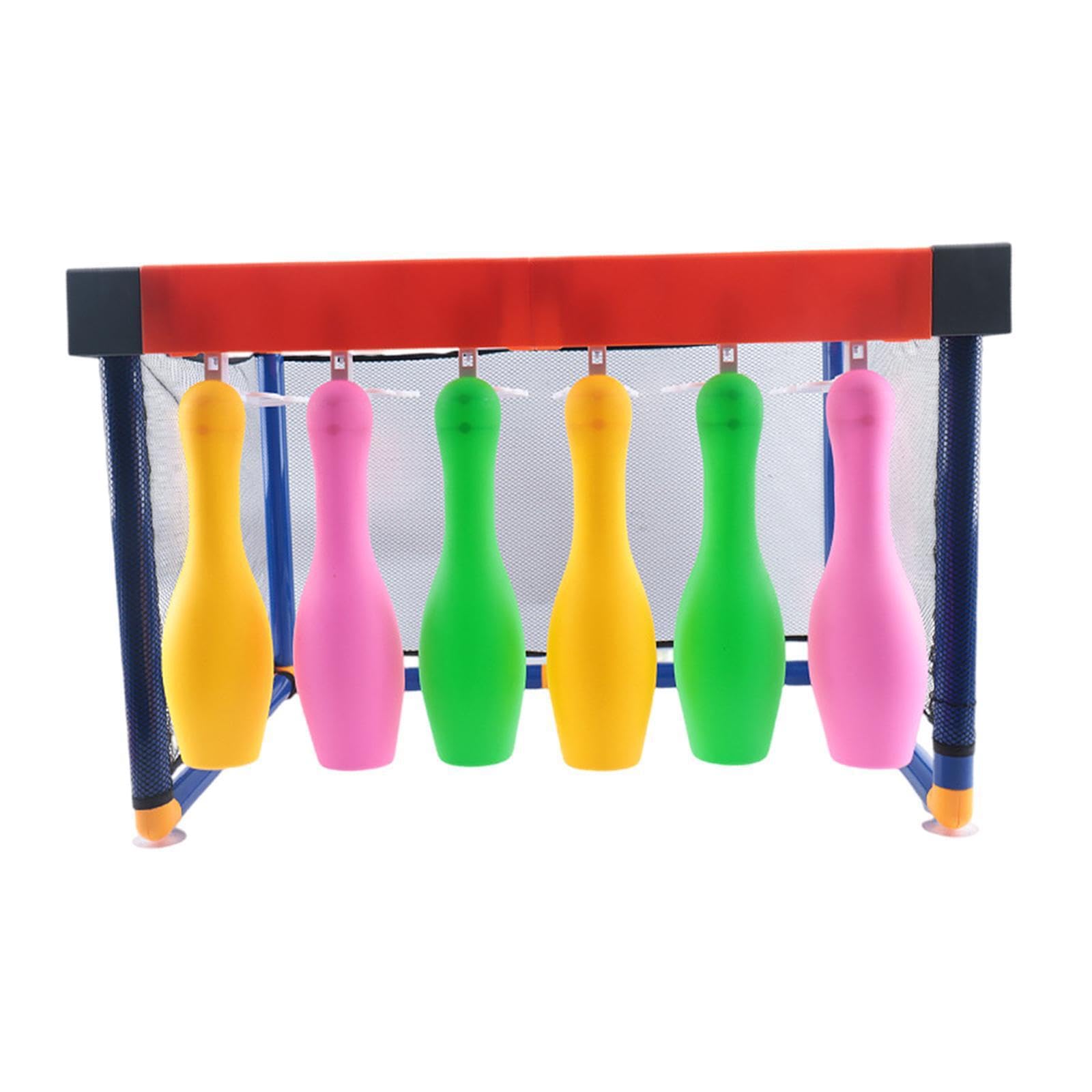 Gioco di bowling per bambini con birilli e palla per bambini per un divertente gioco di gruppo. Progettato per resistere a sessioni di energiche. Leggero ma robusto.
