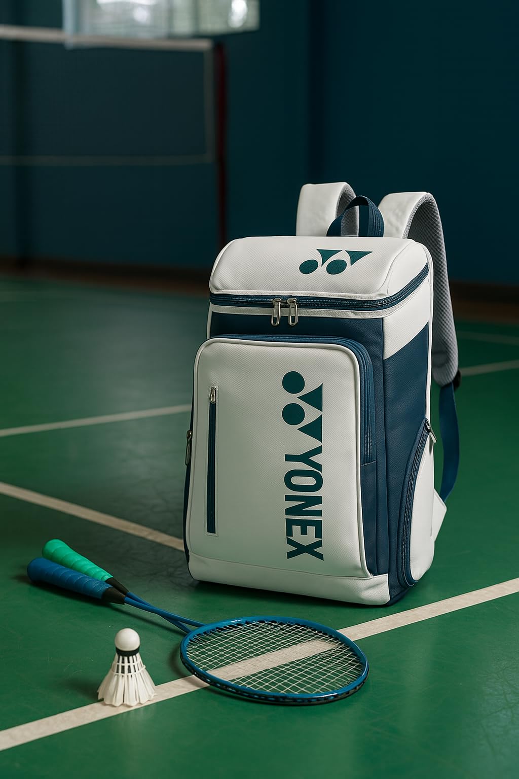 YONEX Zaino sportivo di alta qualità, grande capacità, borsa per racchette da badminton e tennis, scomparto separato per scarpe.