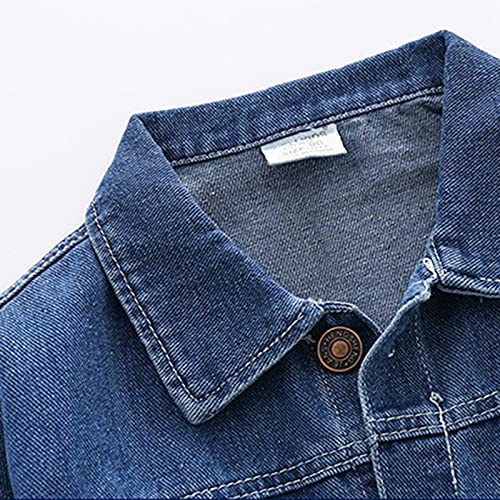 Toddler Little Boys Denim Jacket Casual Jeans Coat Outerwear3