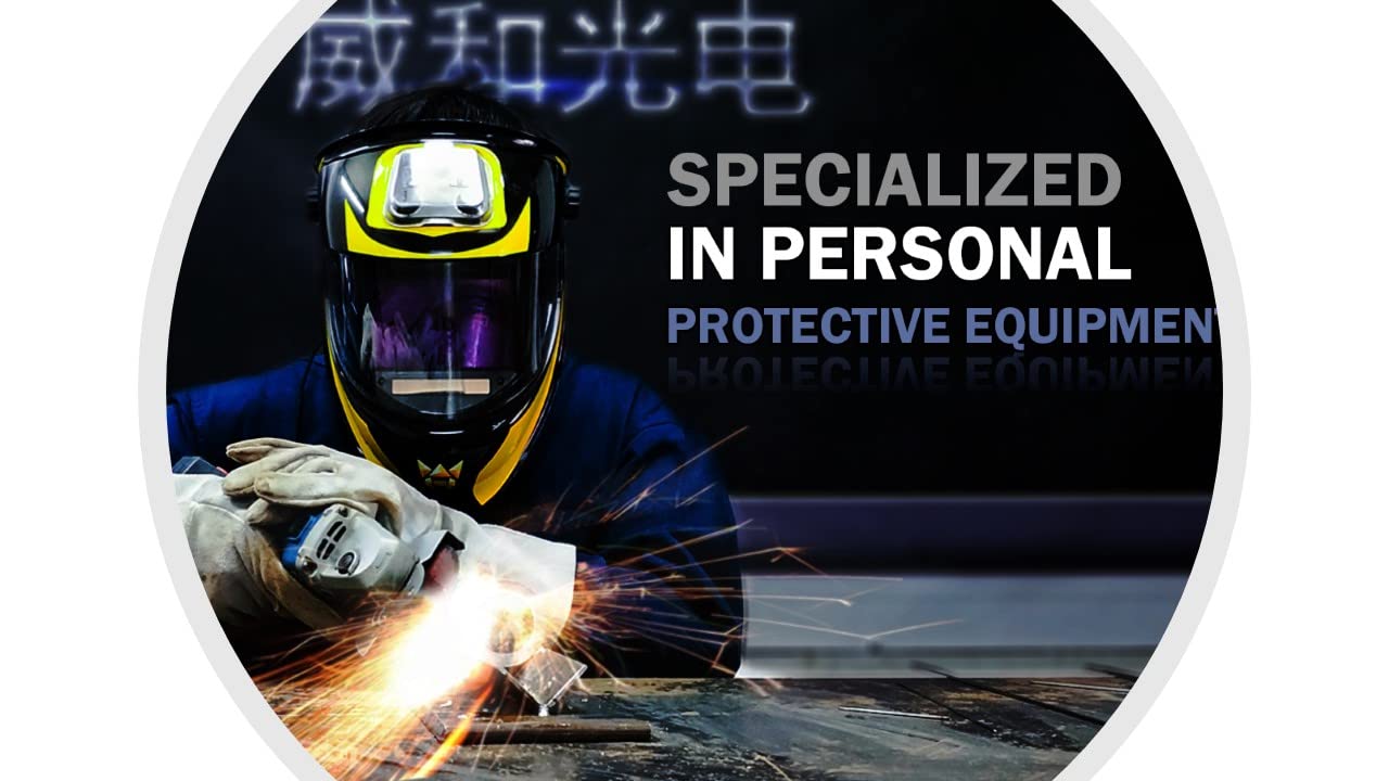 CEVIK PRO - CE-PE903XL - Careta Soldar Automatica Profesional - Auto Oscurecimiento Variable DIN5/9 y DIN9/13 - Máscara Soldar con Área de Visión de 101x68cm - Pantalla Para Soldadura MMA/TIG/MIG