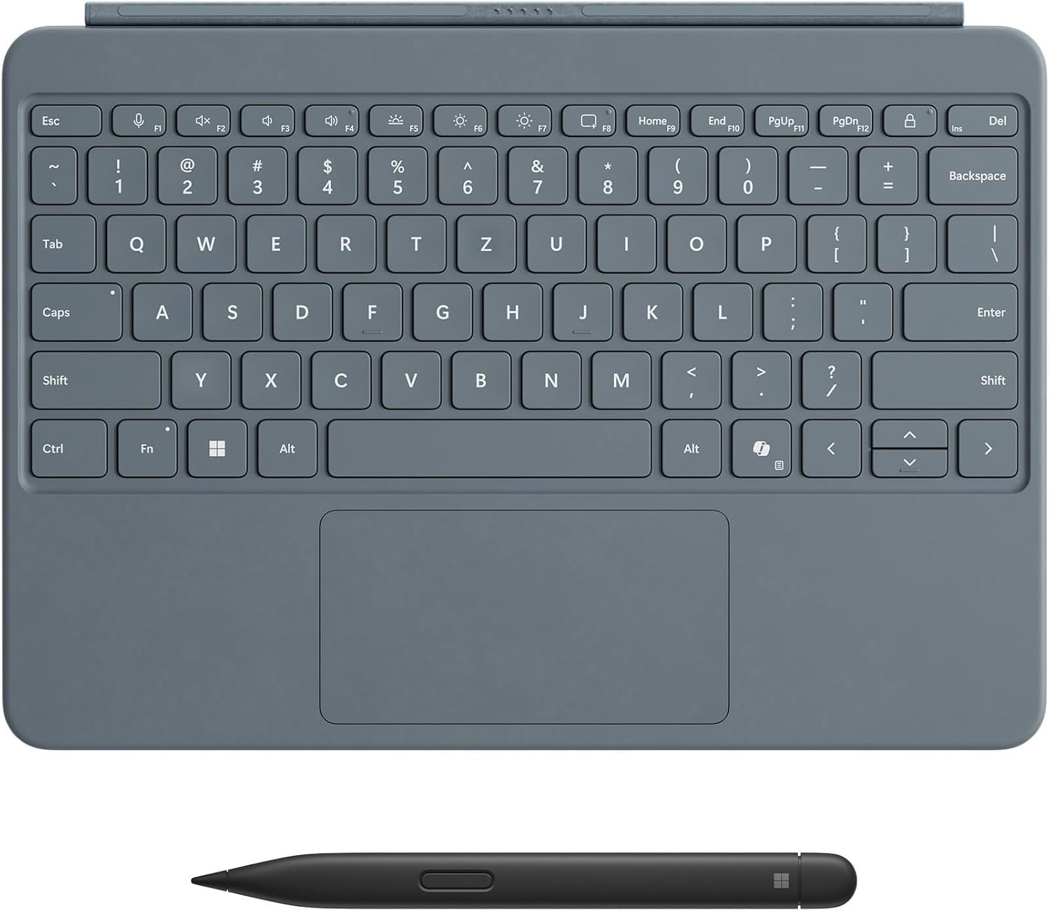 Microsoft Surface Pro 12" Keyboard mit Slim Pen | kompatibel mit Surface Pro 12" | QWERTZ | Ozean