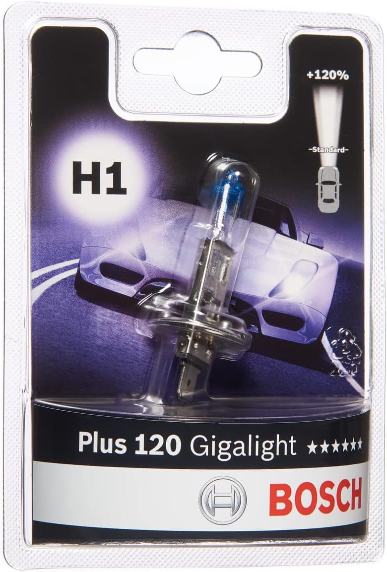 Bosch H1 (448) Plus 120 Gigalight Headlight Bulb - 12 V 55 W P14,5s - 1 Bulb