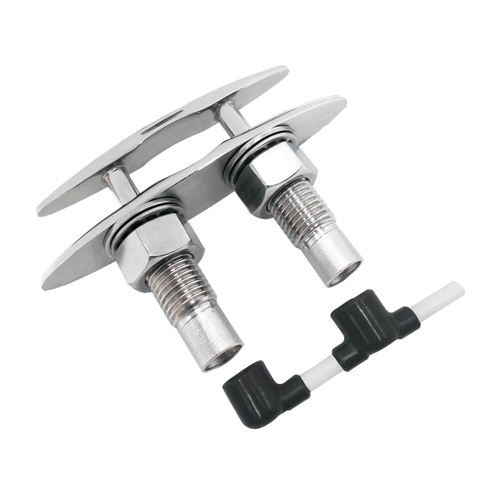 6 Zoll Versenkbare Pop Up Dock Klampe Marine Edelstahl 316 Pull Up Flush Mount Boot Deck Ordentlich Festmacher Klampe