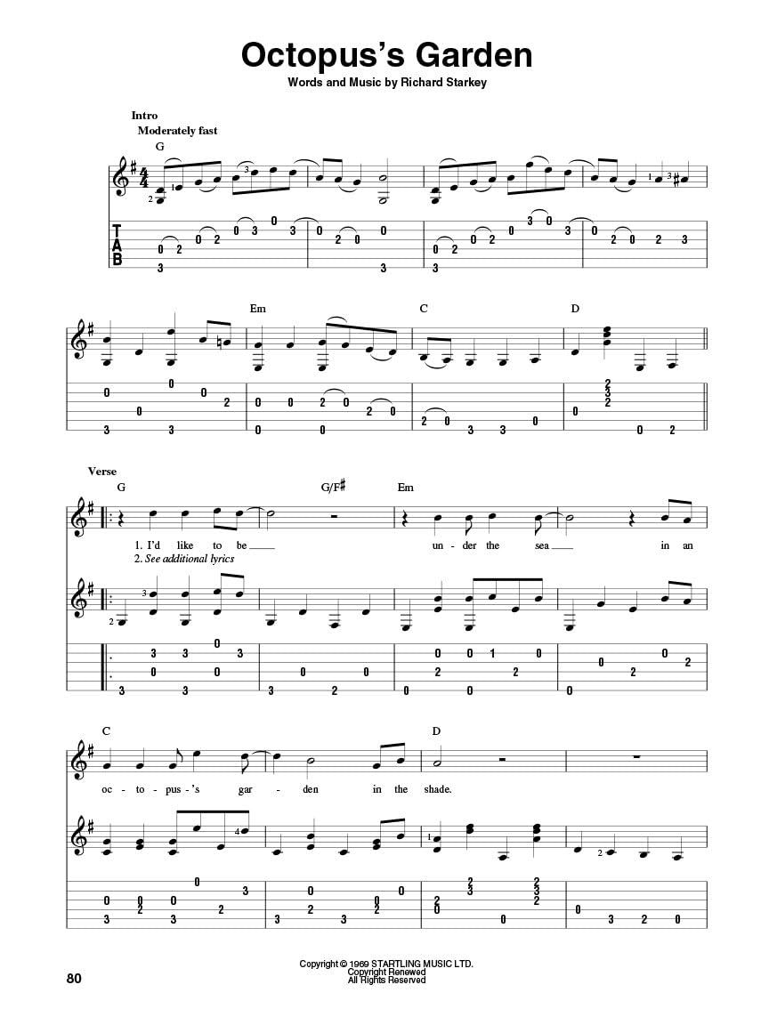 Fingerpicking Beatles: Solo Guitar