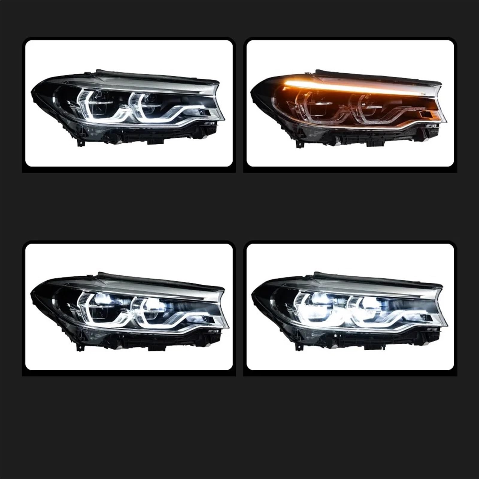 Faro Coche Faros Delanteros LED Para Coche, Luces De Circulación Diurna, Luces De Señal Para G30, 525i, 530i, 535i, G38, F90, Años 2017 A 2020. Faros Delanteros