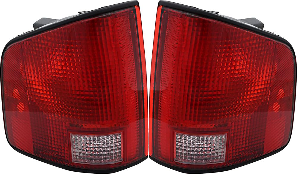 For Chevrolet,GMC S10 S15 Sonoma 1994 1995 1996 1997 1998 1999 2000 2001 2002/Isuzu Hombre 1996-2001 Tail Lights Lamps Set Driver and Passenger Side