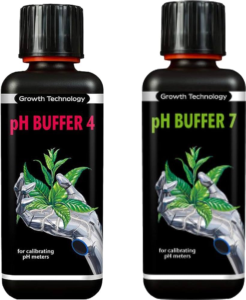 ph Buffer 7 1 Litre & ph Buffer 4 1 Litre Growth Technology