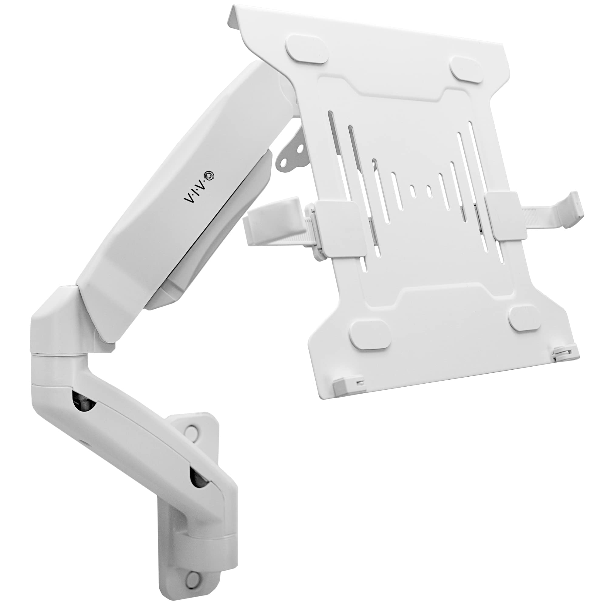 Support Vertical Réglable Pour Ordinateur Portable Jusqu'à 16 Pouces - 3 Fentes Rembourrées, Base Stable - Matériau ABS Noir - Pour Optimiser L'espace De Bureau