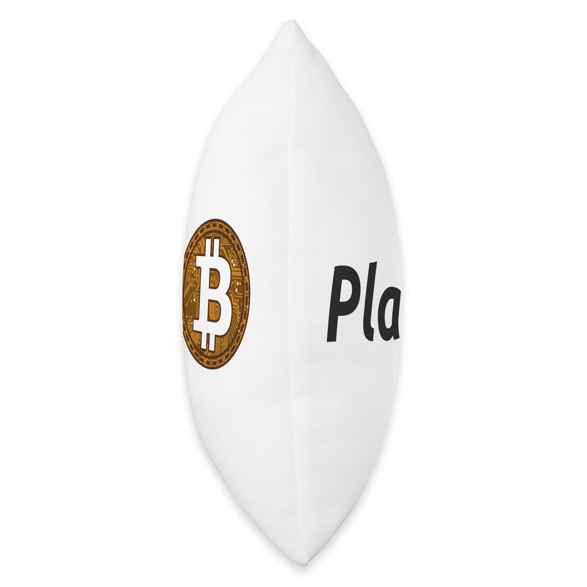 Amazon.com: Bitcoin, Plan B, Crypto Currency, BTC Blockchain, Funny Throw  Pillow : Home & Kitchen