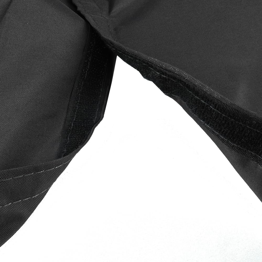 Heavy-Duty Replacement Canopy Top for Outdoor Gazebo with Built-in Air Vent for Improved Airflow and Weather Protection (Grey + Fabric)