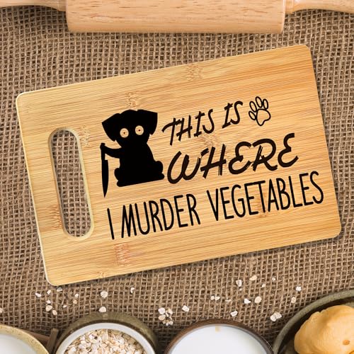 Funny-Cutting-Board-This-Is-Where-I-Murder-Vegetable-Bamboo-Cutting-Board-Vegetable-Murder-Cutting-Board-Kitchen-Decor-Dog-Gifts-for-Dog-Lovers-Mothers-Day-Christmas-Gifts-for-Women Funny Cutting Board This Is Where I Murder Vegetable Bamboo Cutting Board Vegetable Murder Cutting Board Kitchen Decor Dog Gifts for Dog Lovers Mothers Day Christmas Gifts for Women
