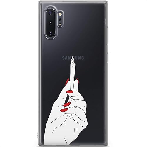 Miniatura 6 de Funda compatible con Samsung Galaxy A73 A72 5G A71 A70 A53 A52 A32 A50 A21s Flexible Joint Blunt Diseño de silicona delgada cubierta de cigarrillos
