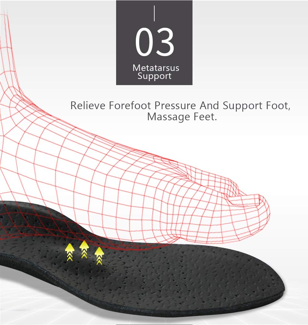Skórzana wkładka ortopedyczna Damska męska ortopedyczna płaska stopa Heel Arch Support Mężczyźni Damskie buty Wkładka podeszwy Insertion (Rozmiar: EUR 41-42) (EUR 39)