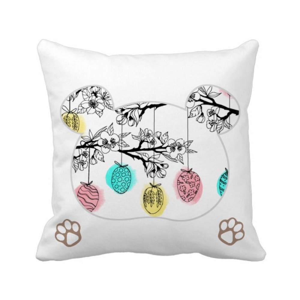 Housse de coussin Pâques œuf Happy Easter pour sublimer vos fêtes de famille