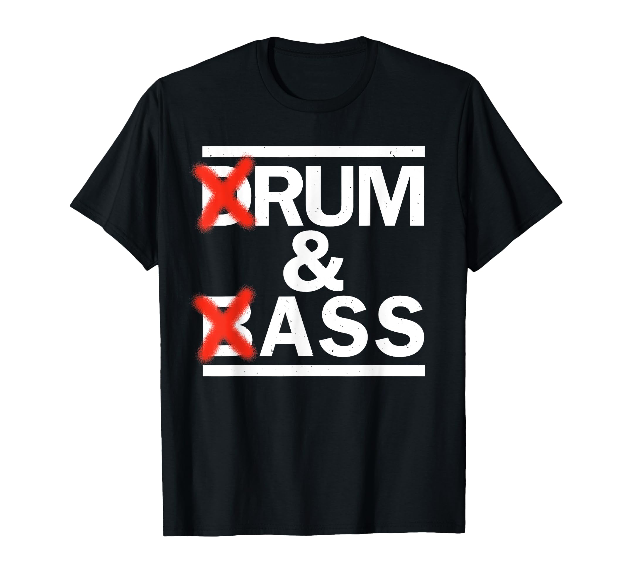 Drum and Bass Rum & Ass Funny Rave Party EDM DJ House Music T-ShirtOEKO-TEX STANDARD 100