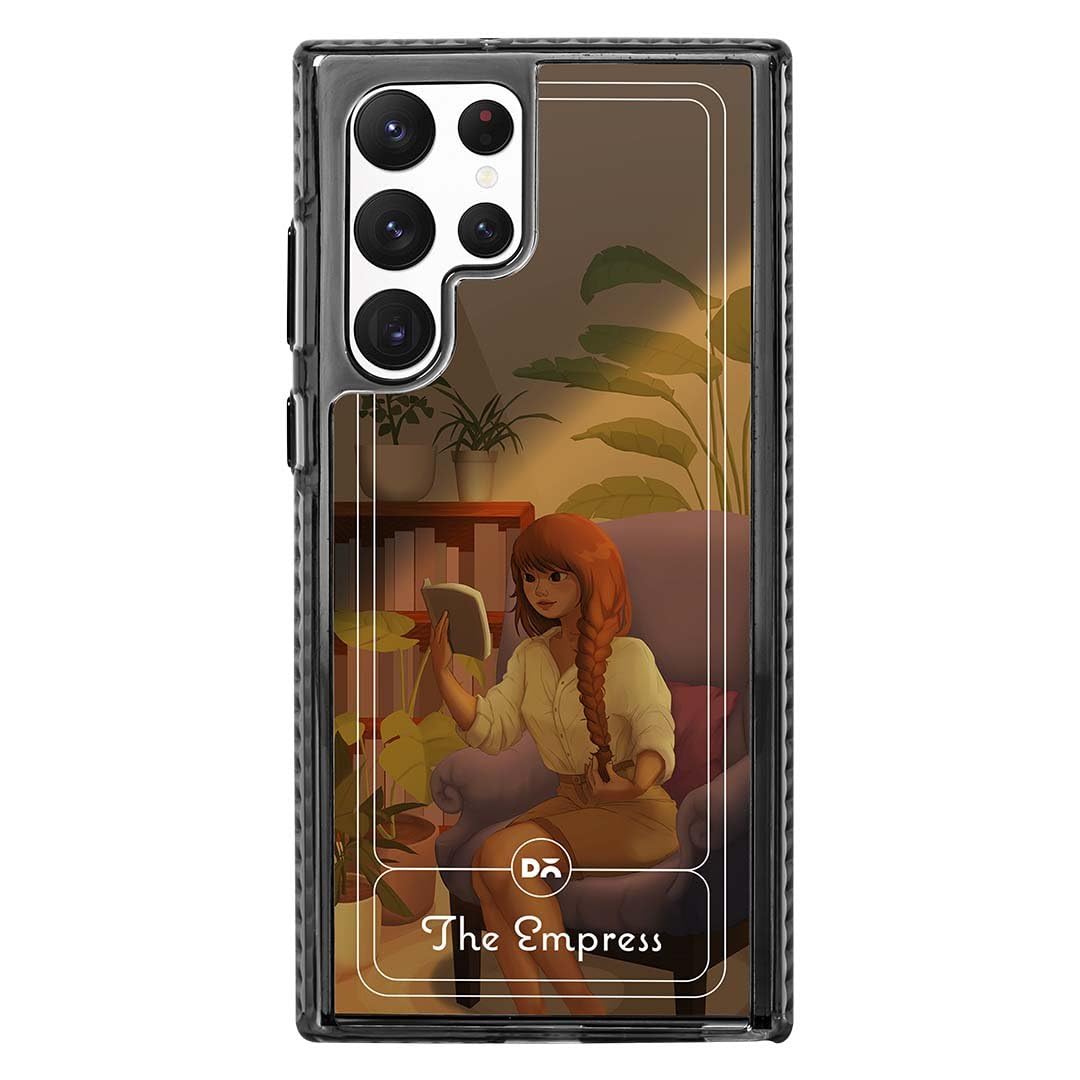 DailyObjectsDailyObjects Case for Samsung Galaxy S22 Ultra Stride 2.0 The Empress Compatible with Mag-Safe Wireless Charging Slim Back Cover with Inner Magnetic Ring Shockproof