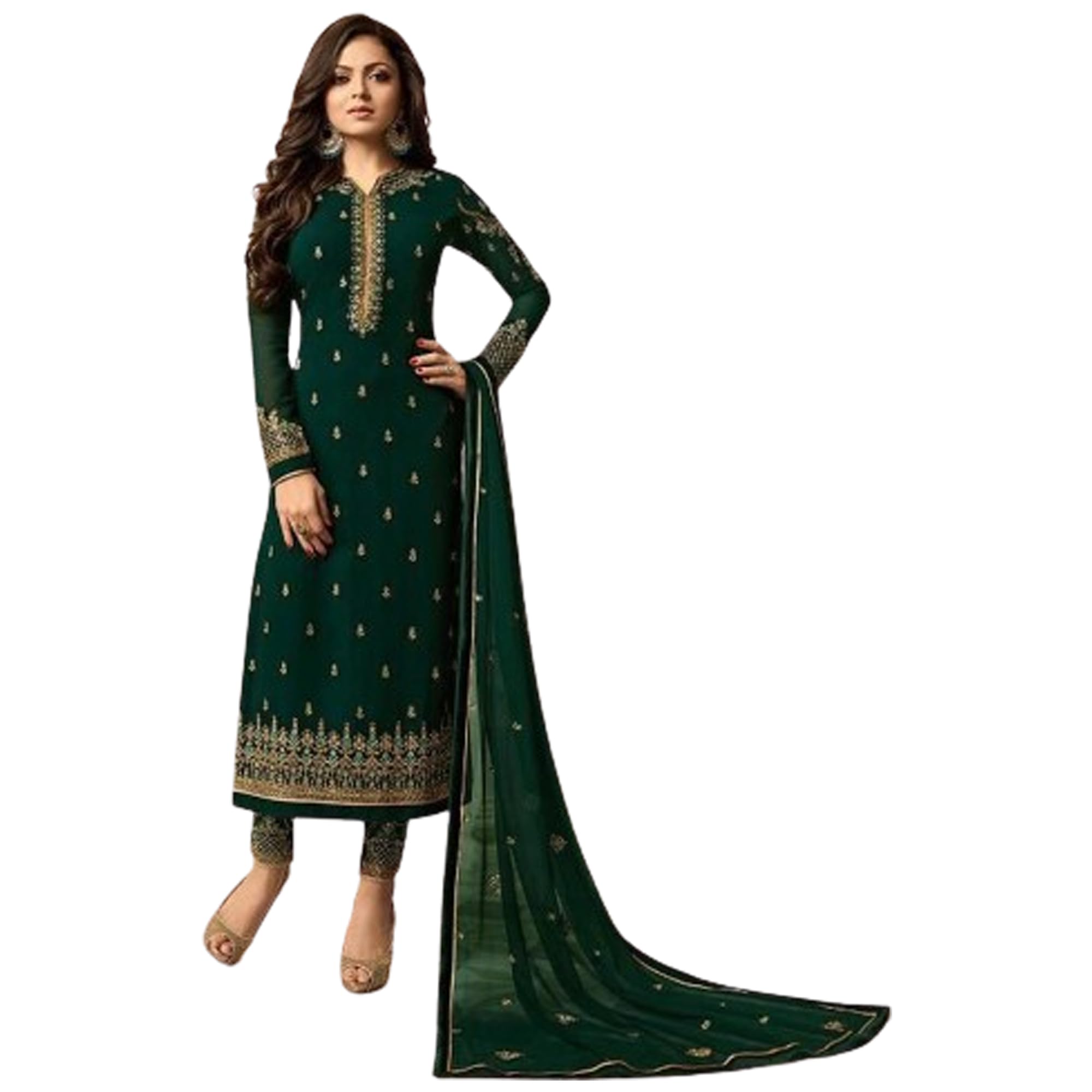 The kurti bazaarPakistani Designer Shalwar Kameez with Dupatta Suits Indian Ready to Wear Anarkali Gown Dresses
