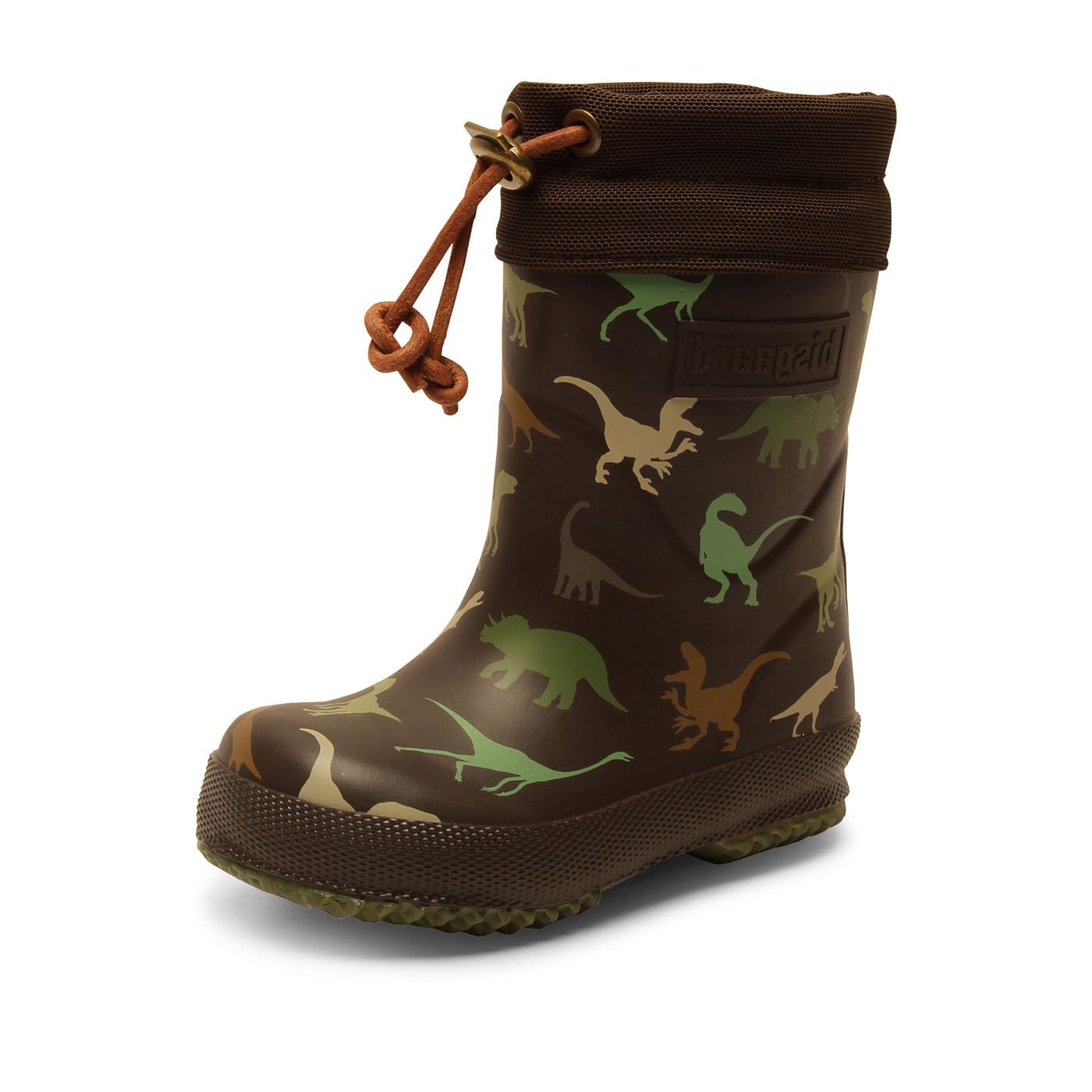 Bisgaard Unisex children's thermal wellington boots, Navy Dinosaur, 1.5 UK Child