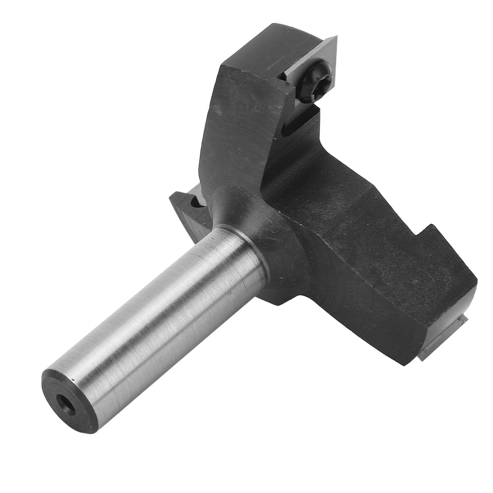 Punta per spoilboard con gambo da 1/2 pollice, fresa a T a 3 lame, fresa per superfici con spoilboard dal diametro di taglio di 60 mm, con lame di ricambio per frese CNC e manuali