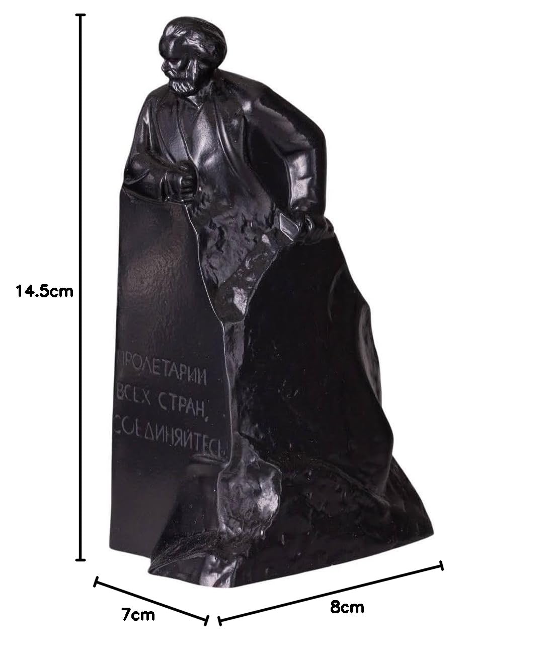 danila-souvenirs Busto/Estatua de Piedra del filósofo socialista alemán Karl Marx 14,5 cm