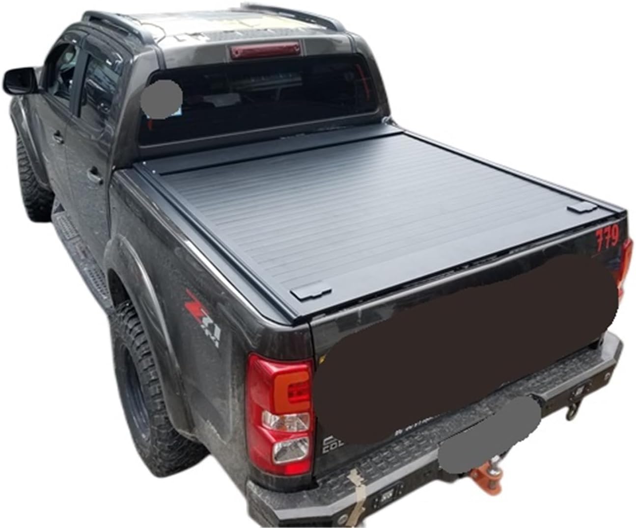 Aluminum Retractable Tonneau Cover Pick Up Cover Truck Bed for 2012+ Compatible with Chevy Holden Colorado