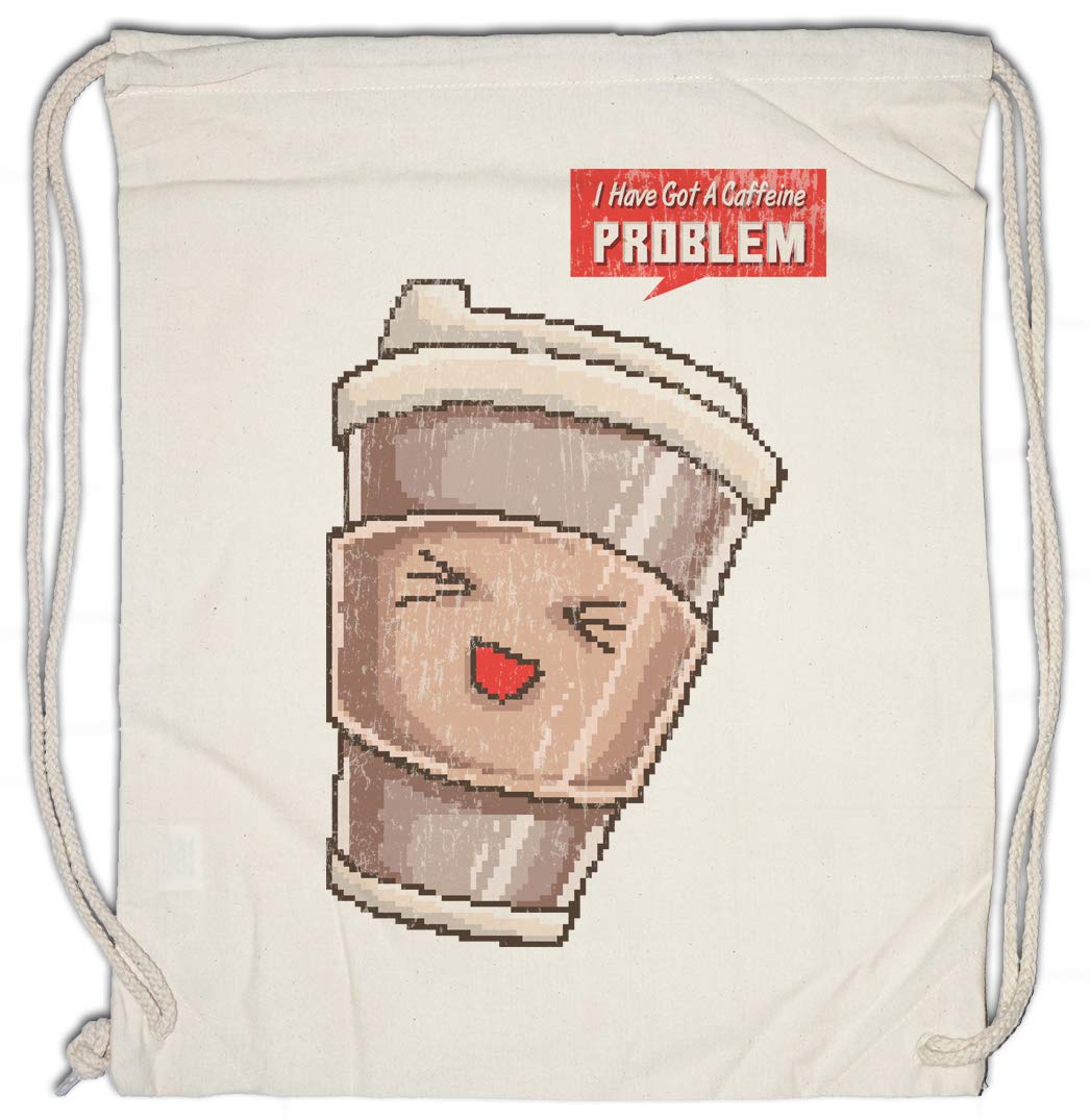 Caffeine Problem Drawstring Bag Gym Sack