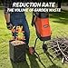 MAXLANDER 2600W Electric Garden Shredder,Wood Chipper with 45L Collection Bag and 10m Cable,1.8-Inch Cutting Diameter for Mulching, Composting and Yard Cleanup 15:1 Reduction