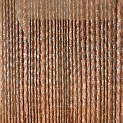 Rideaux en perles de bois faits à la main 70x120cm pour porte - 4