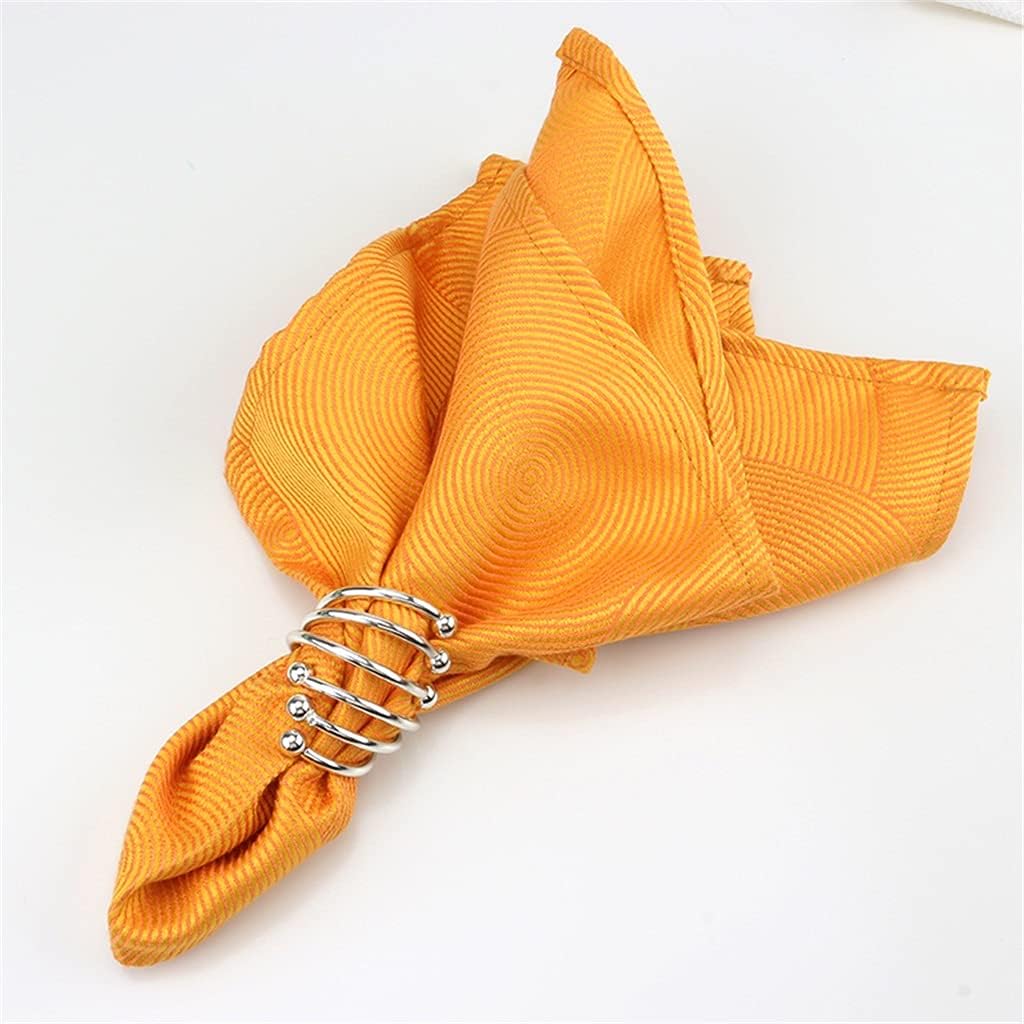 10 Pcs Hotel Mouth Cloth Western Restaurant Napkin Folded Flower Household Table Square Towel Pad(D)