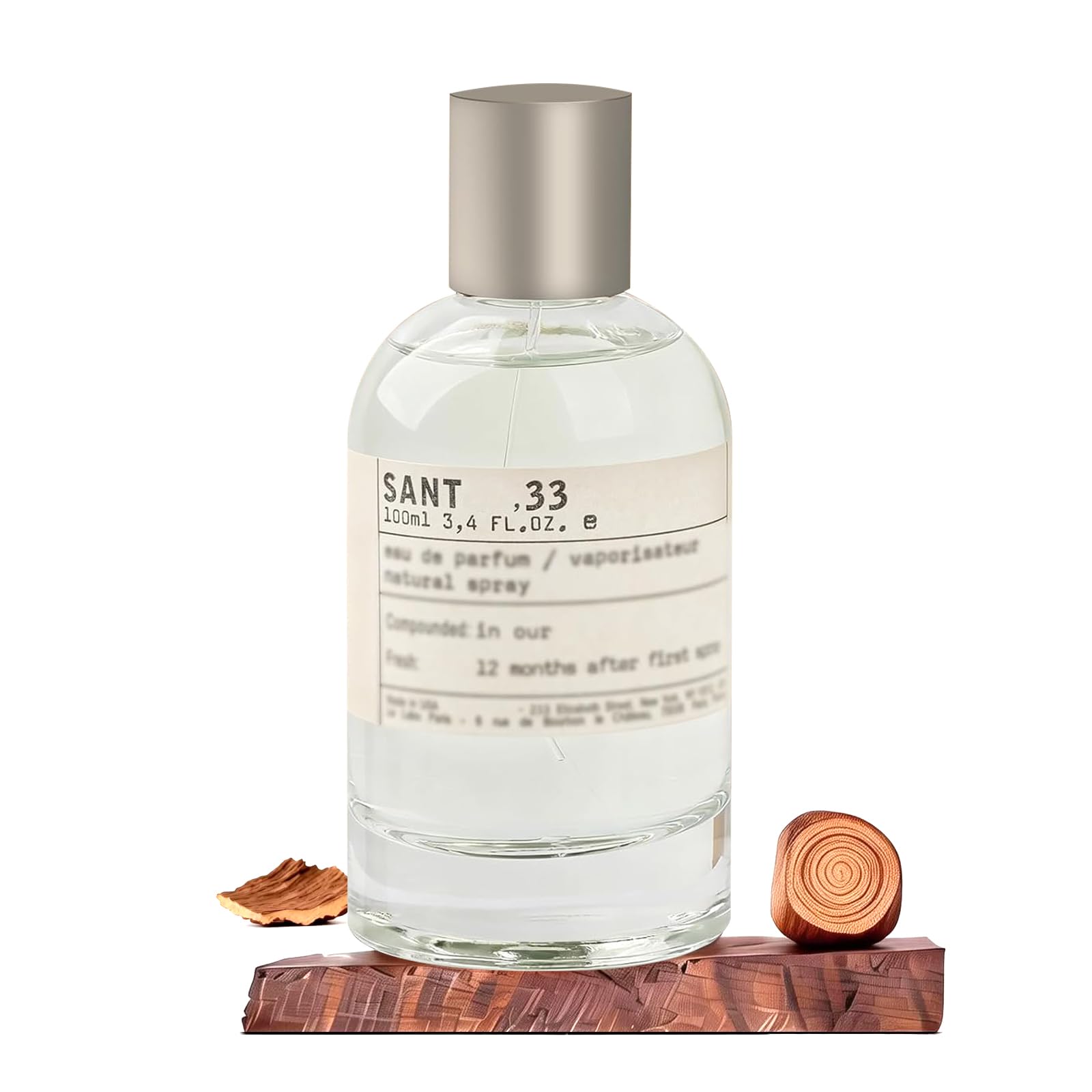 SANT33, Perfume Spray - Iconic Scent of New York A Cult Fragrance Unisex Eau De Parfume 100ml 3.4oz