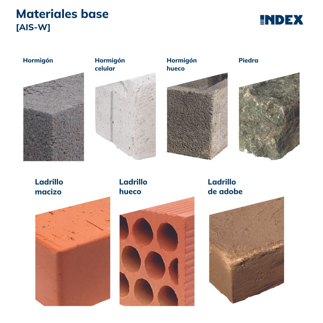 INDEX, AIS-W, Rosetón o arandela para paneles aislantes, Ø60 mm, 500 uds | AISW060, Fijación plástica idónea para la rehabilitación de fachadas en madera o chapa metálica.