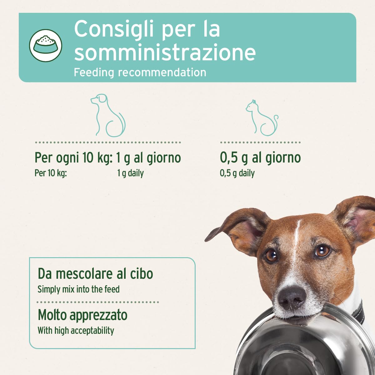 AniForte Denta Clean & Care Tartar EX polvere 300g per l'igiene orale di cani e gatti, cura dentale naturale, per prevenire alito cattivo, placca e tartaro, sostituto del dentifricio