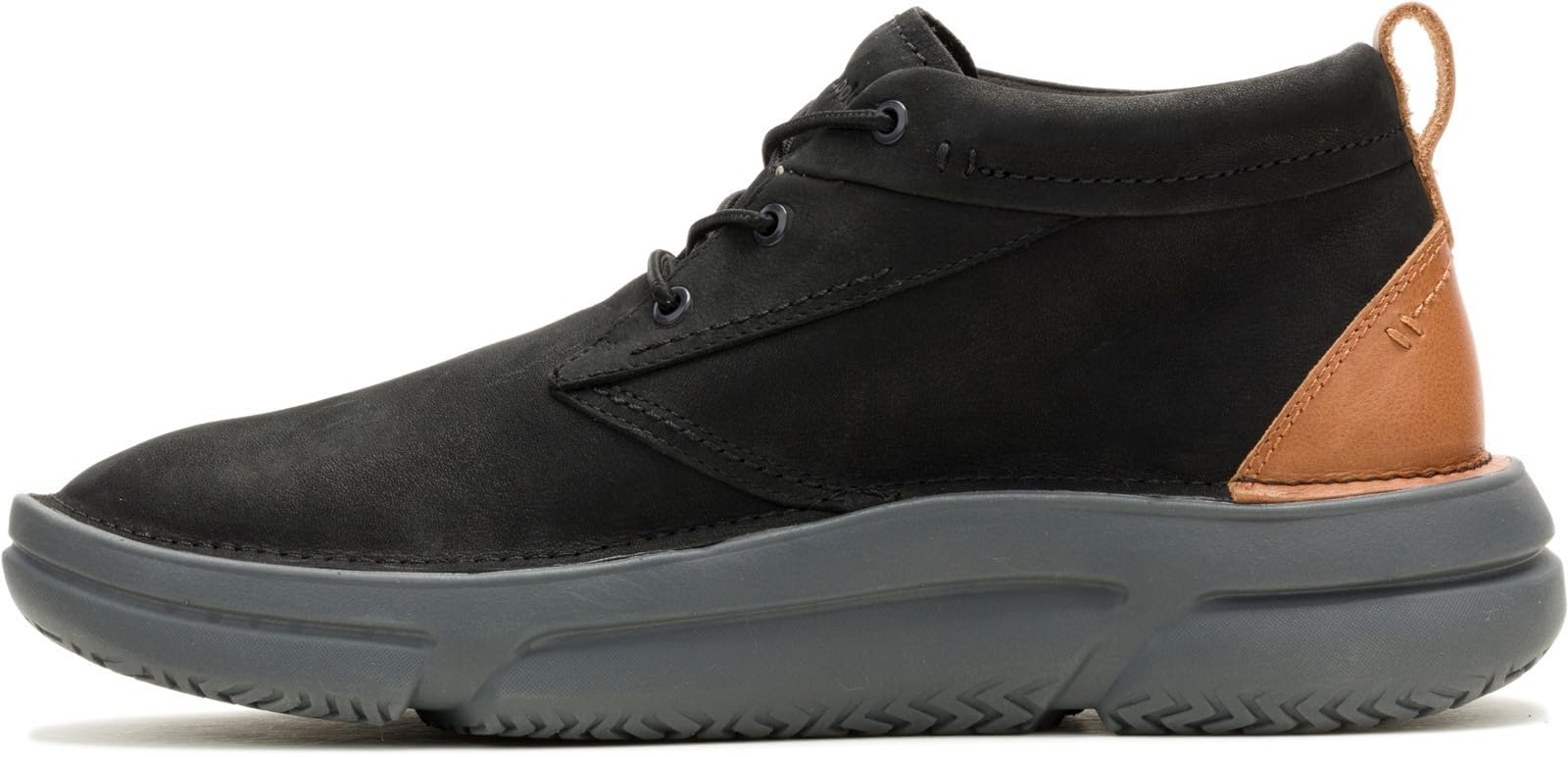 Hush Puppies Men's Baylor Chukka, Black, 6 UK
