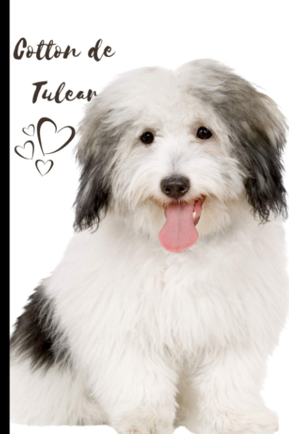 Cotton De Tulear Dog Notebook For Dog Lovers: Composition Notebook 6x9" Blank Lined Journal