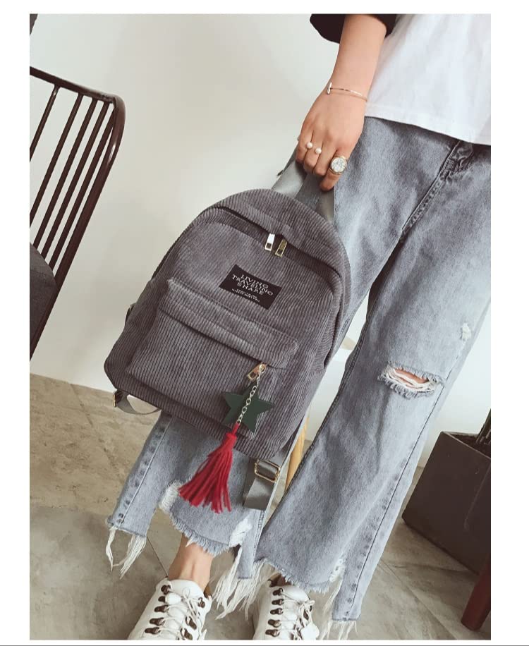 Rucksack Women Mode Cord Cord