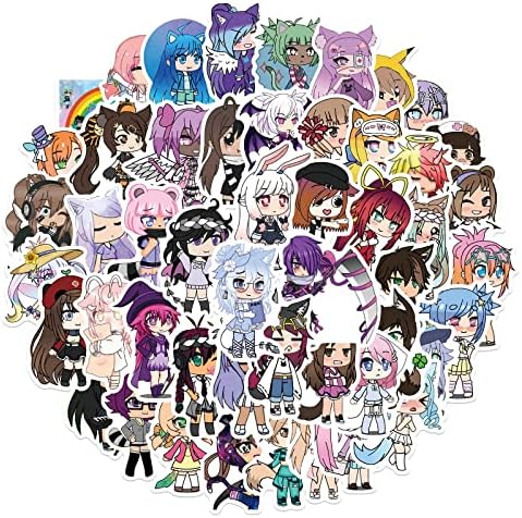 Amazon Com Wyyeleswm Gacha Life Game Stickers 50pcs Cartoon Character Costume Game Stickers Vinyl Waterproof Stickers For Laptop Bumper Water Bottles Computer Phone Car Stickers And Decals Car Stickers For Girl Gacha Life
