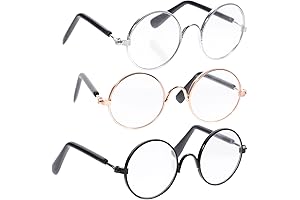 Toyvian Doll Eyeglasses