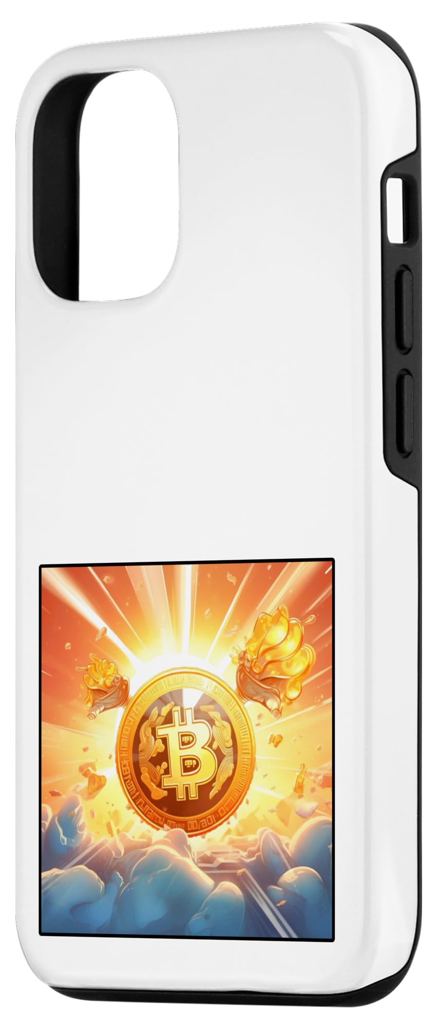 Amazon.co.jp: iPhone 15 ビットコイン 勝利 成功 空 雲 太陽 スマホケース : 家電＆カメラ